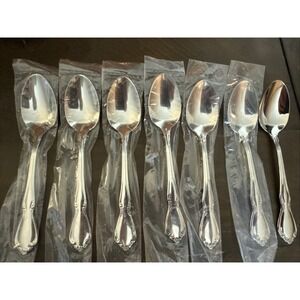 Oneida Community Deluxe Stainless SSS Celebrity (7) TEASPOONS